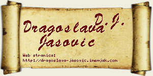 Dragoslava Jašović vizit kartica